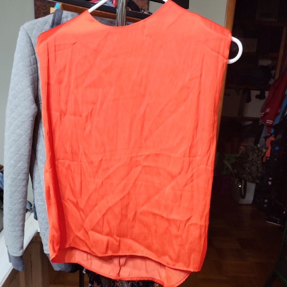 TCEC Orange Sleeveless Tank Top
